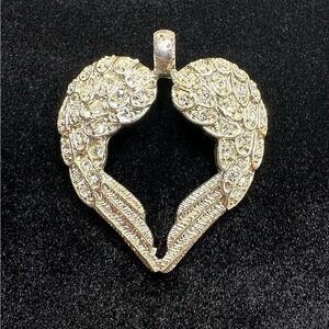 Sterling Silver Angel Wing Pendant